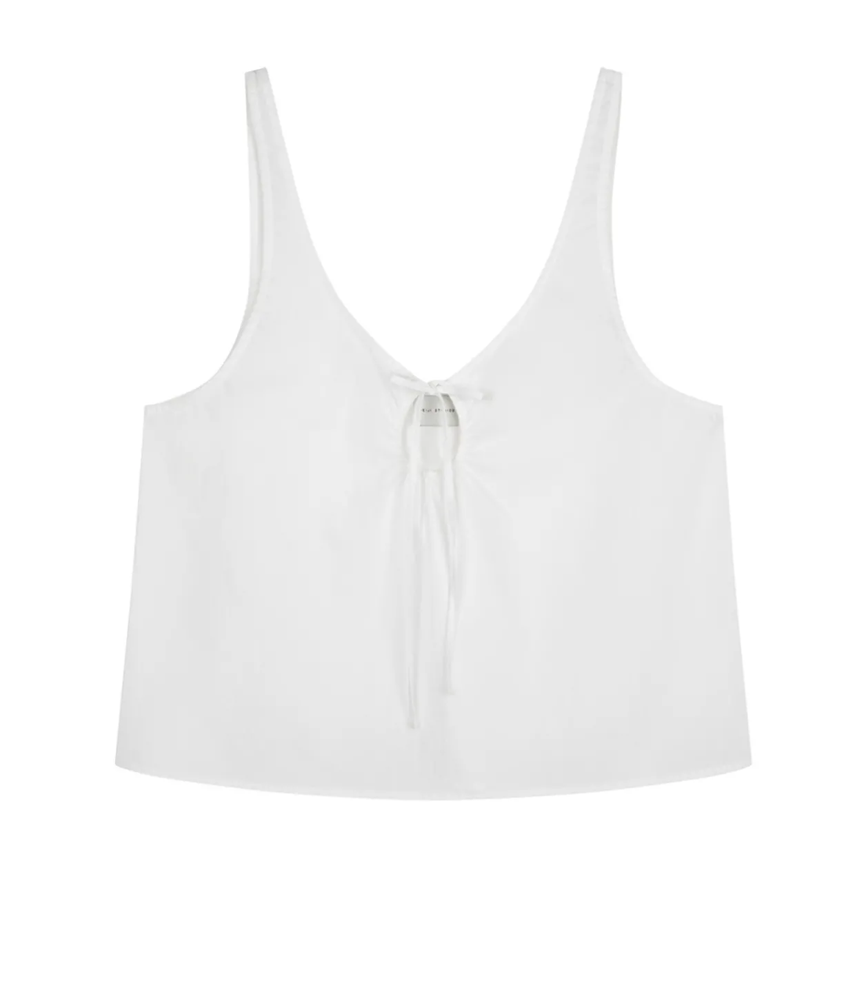 Deiji Studios U Shape Top in White Cheap