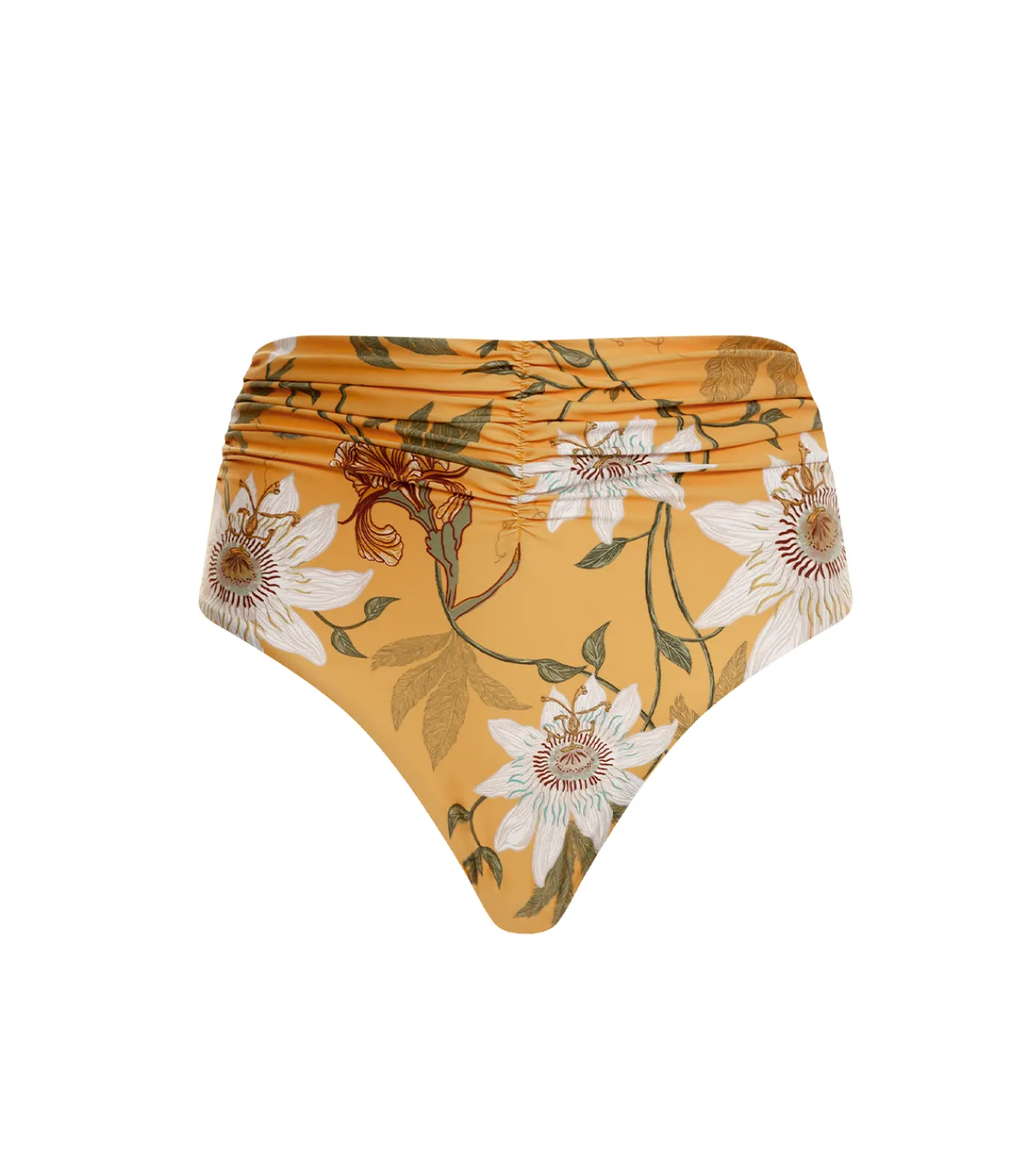 Agua by Agua Bendita Vaiven High Waisted Bikini Bottom in Pasiflora Cheap