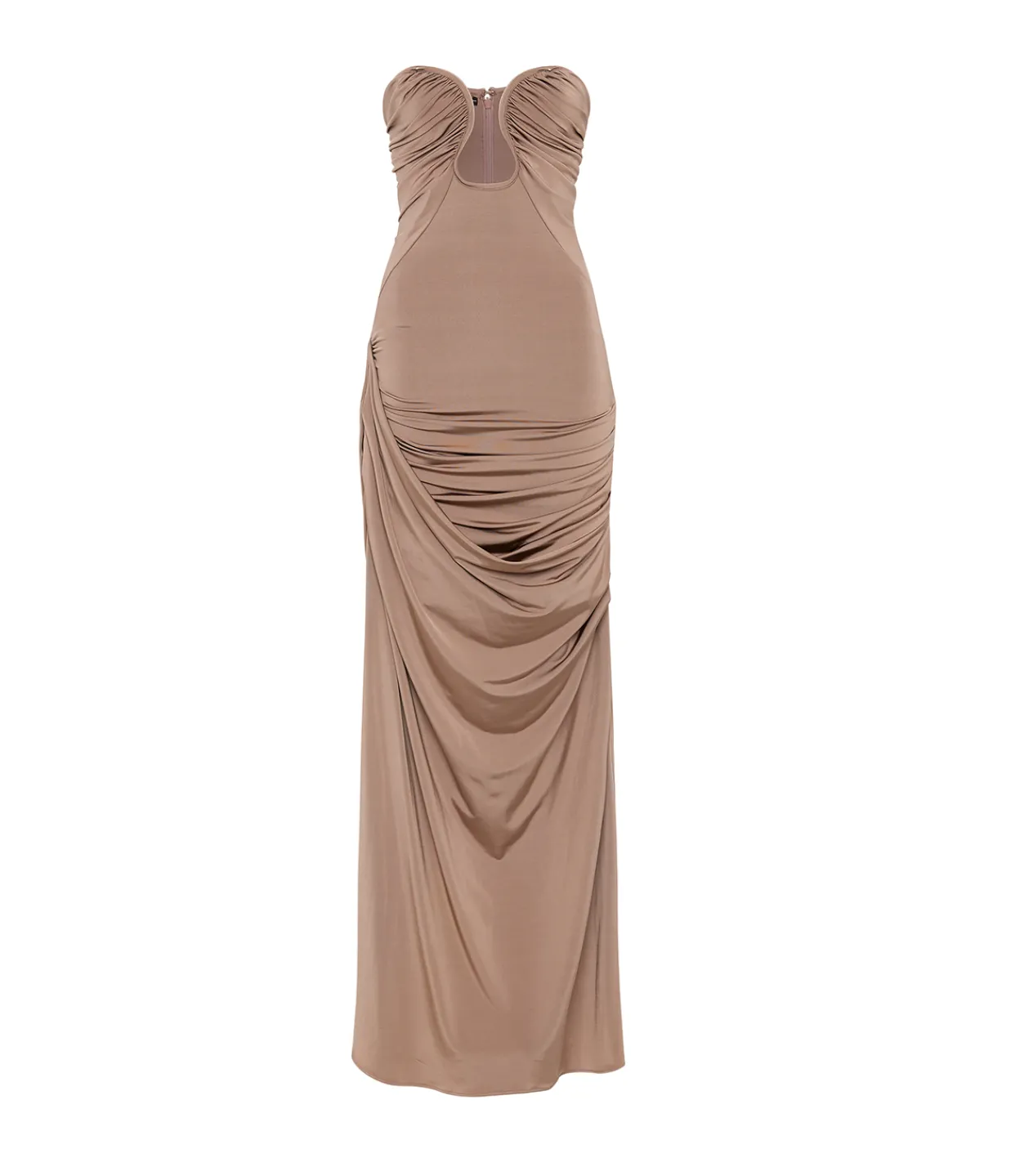 Paris Georgia Val Strapless Dress in Concrete Store