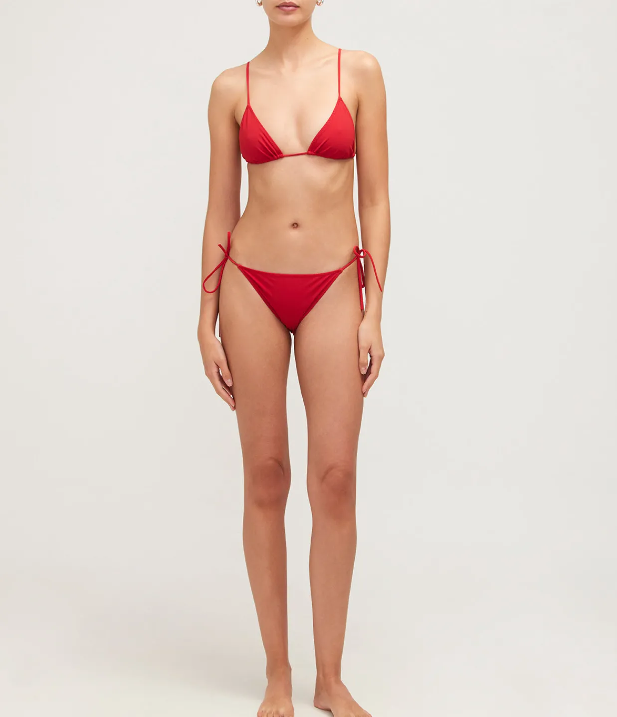 LIDO Venti Self Tie Bikini in Red Flash Sale