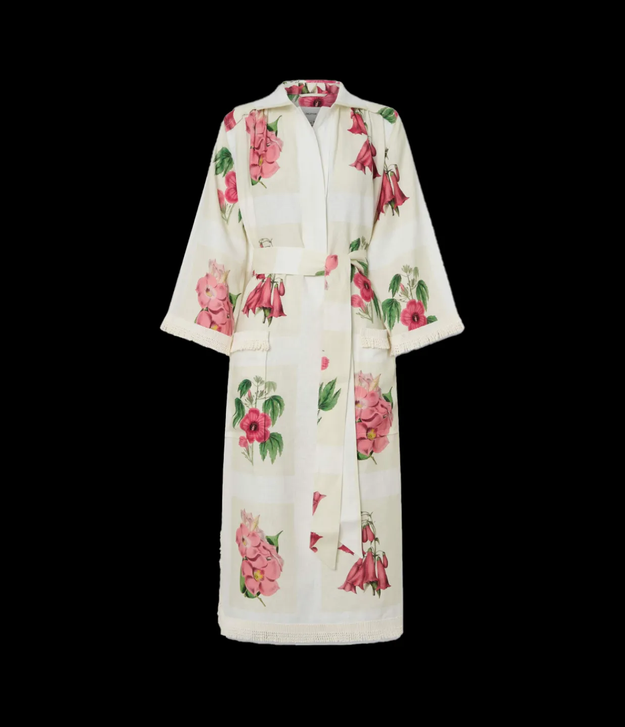 Oroton Verandah Floral Long Tunic Dress in Multi Sale