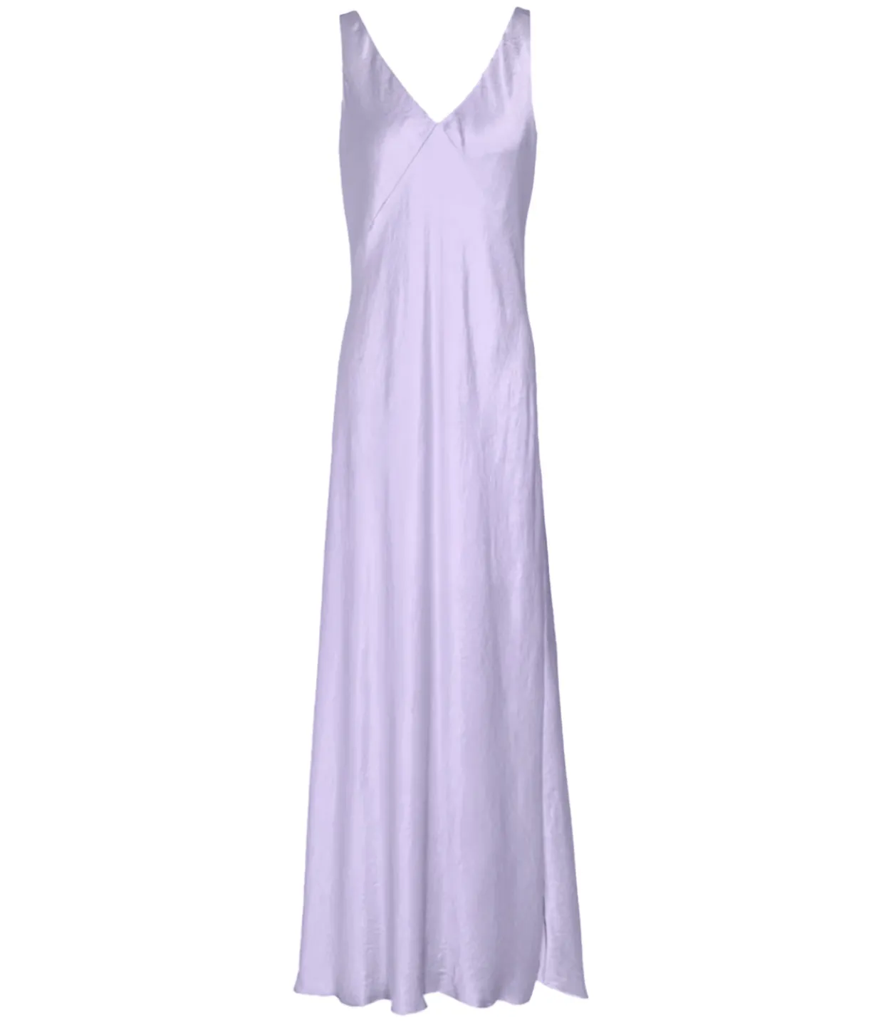Vince V-Neck Maxi Slip Dress in Wisteria Outlet