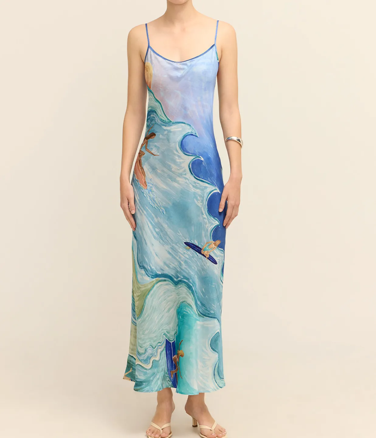 Roame Wessex Slip Dress in Apres Surf Clearance