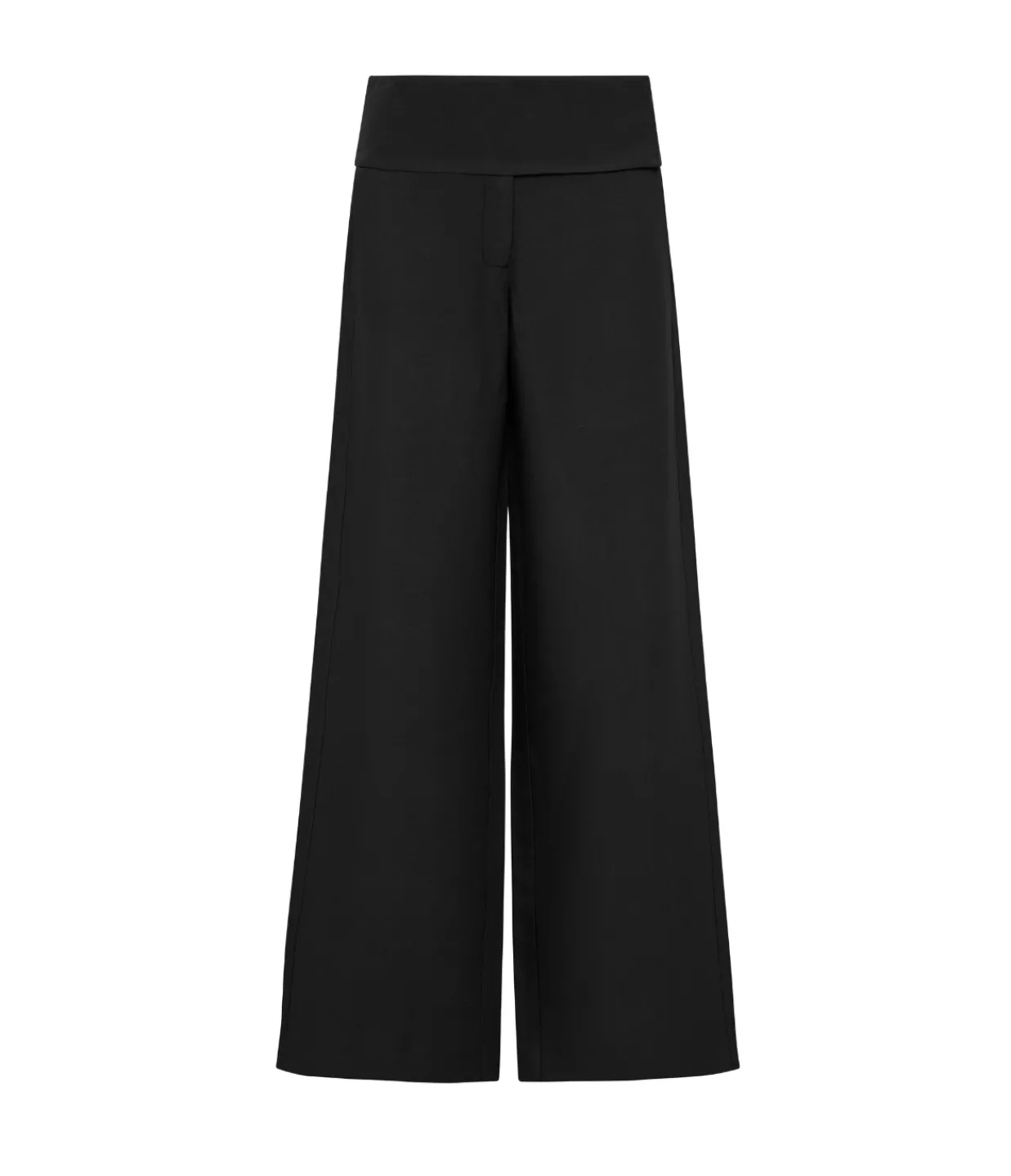 St Agni Wide Waistband Pants in Black New
