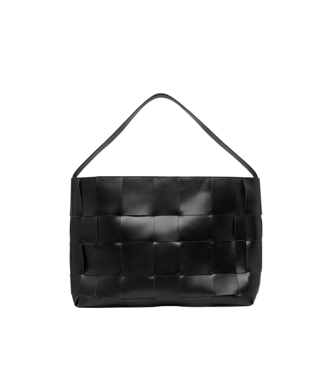 St Agni Woven Large Tote in Black New