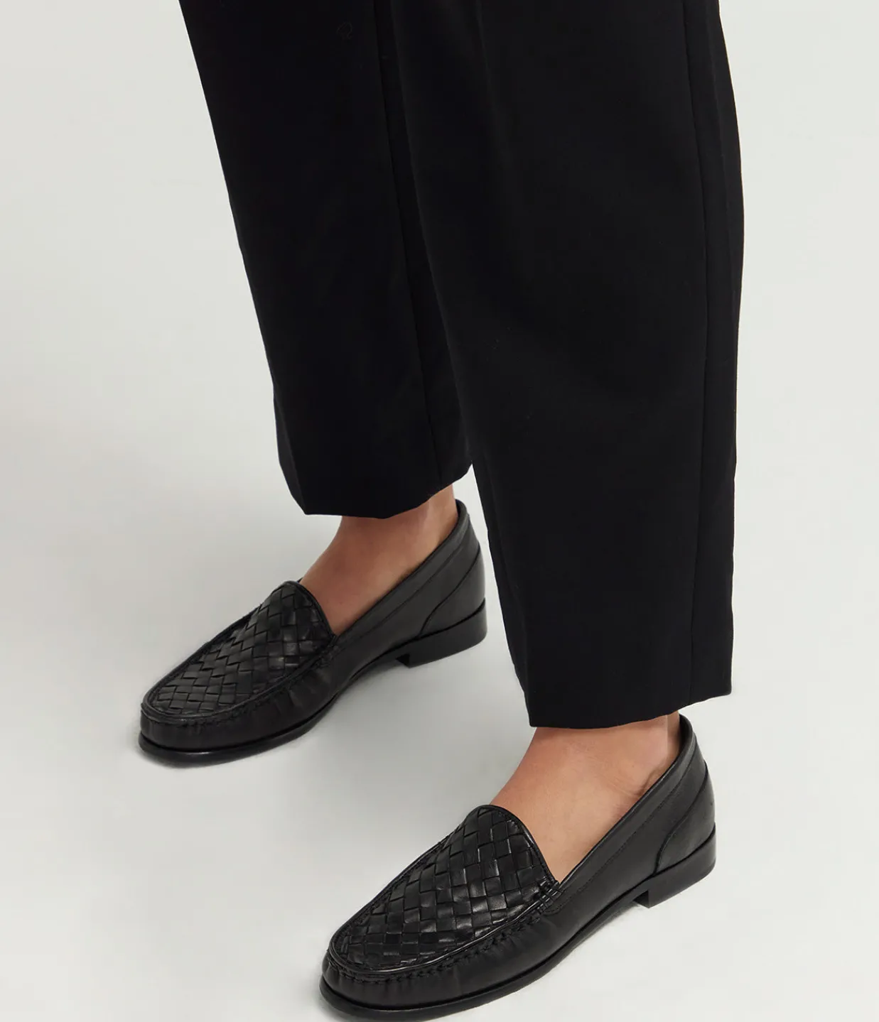 La Tribe Woven Loafer in Black Best Sale