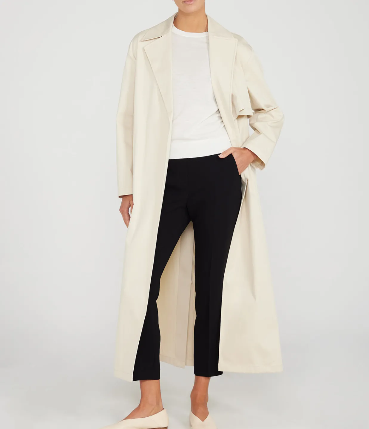 Theory Wrap Trench in Sand New
