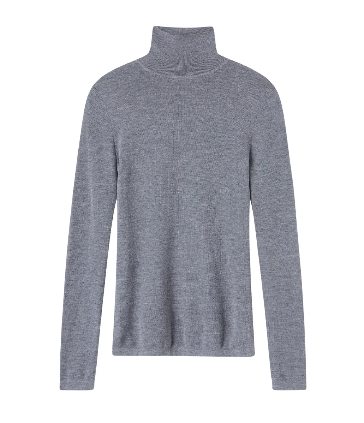 A.Emery Wynter Mock Neck Top in Grey Melange Discount