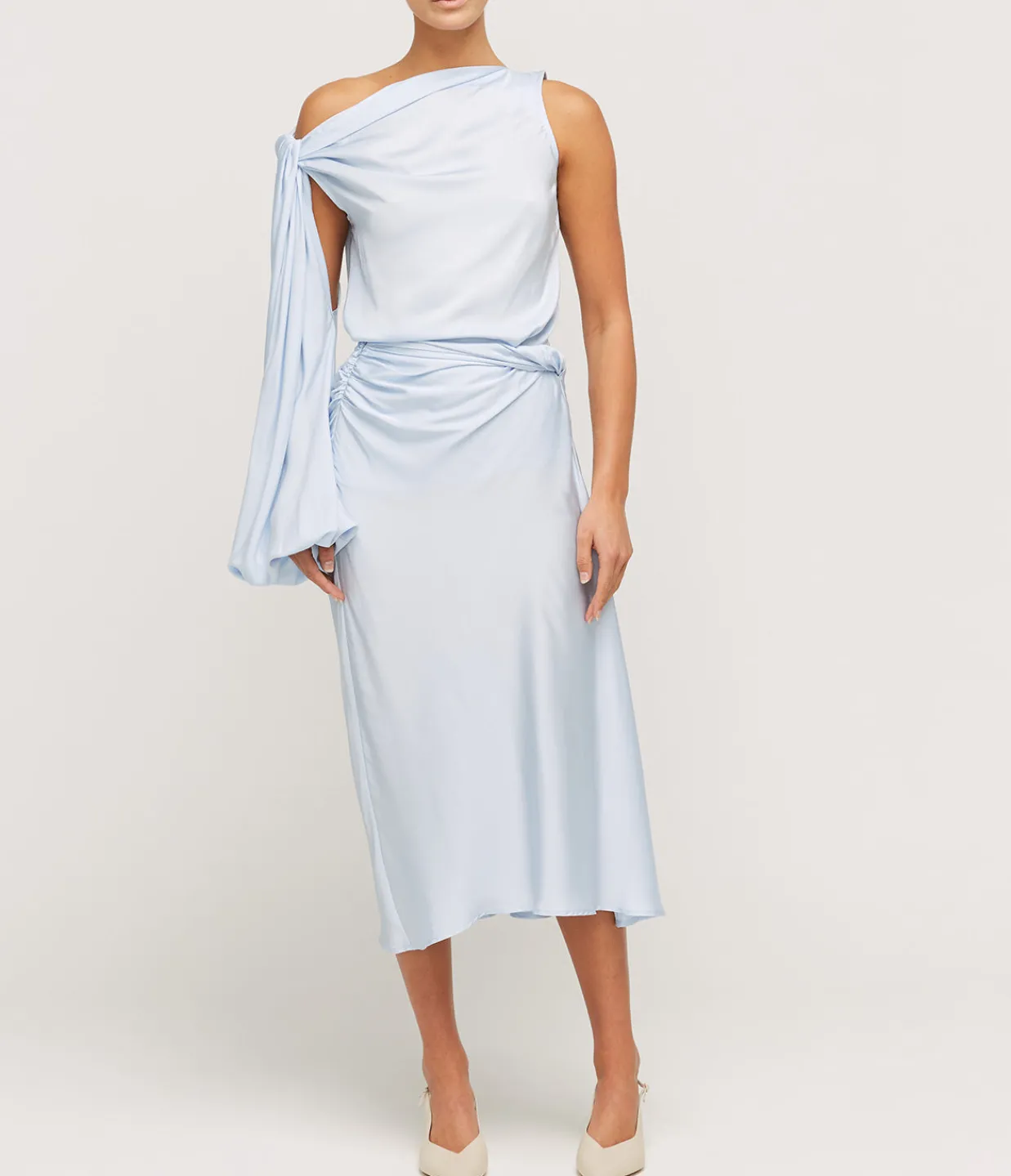 Beaufille Zeppelin Blouse in Powder Blue Hot
